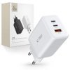 Tech-Protect C65W – Inteligentna Ładowarka Sieciowa 65W (3 Porty: 2x USB-C, 1x USB-A) PD & QC 3.0